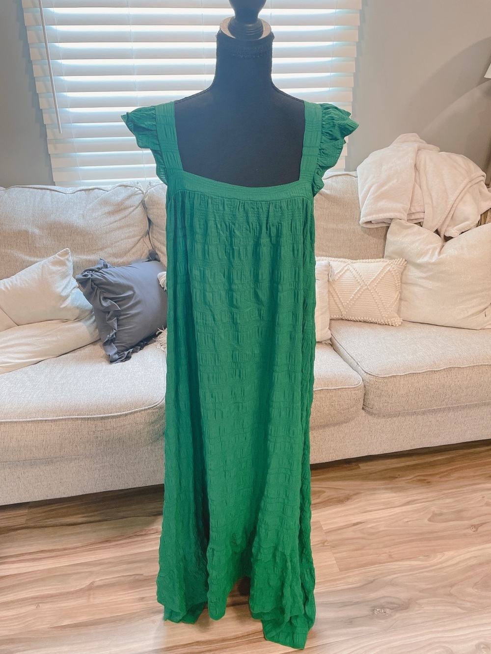 Skue Emerald Green Sleeveless Maxi Length Dress Size Large
